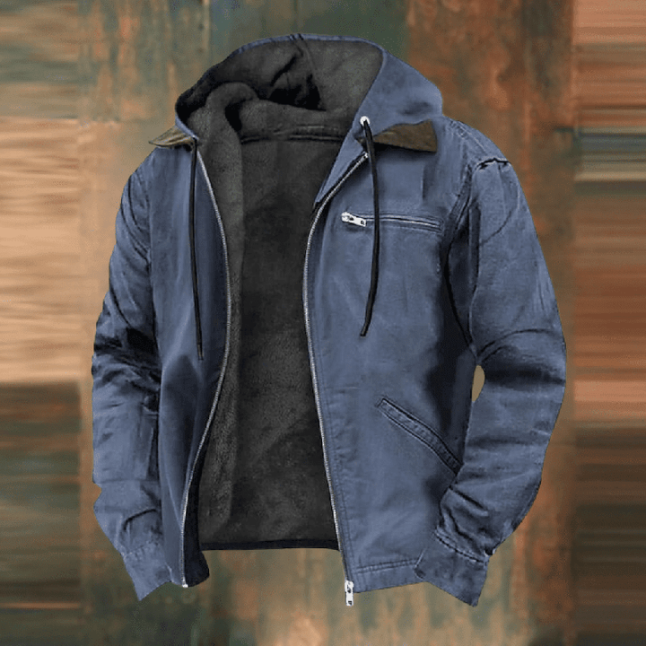 Elliot | Men’s Hooded Zip-Up Winter Casual Jacket