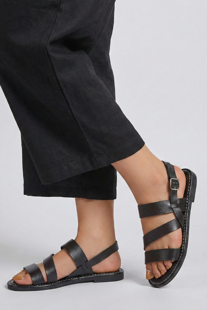 Kate | Women’s Modern Flat Sandals with Back Strap