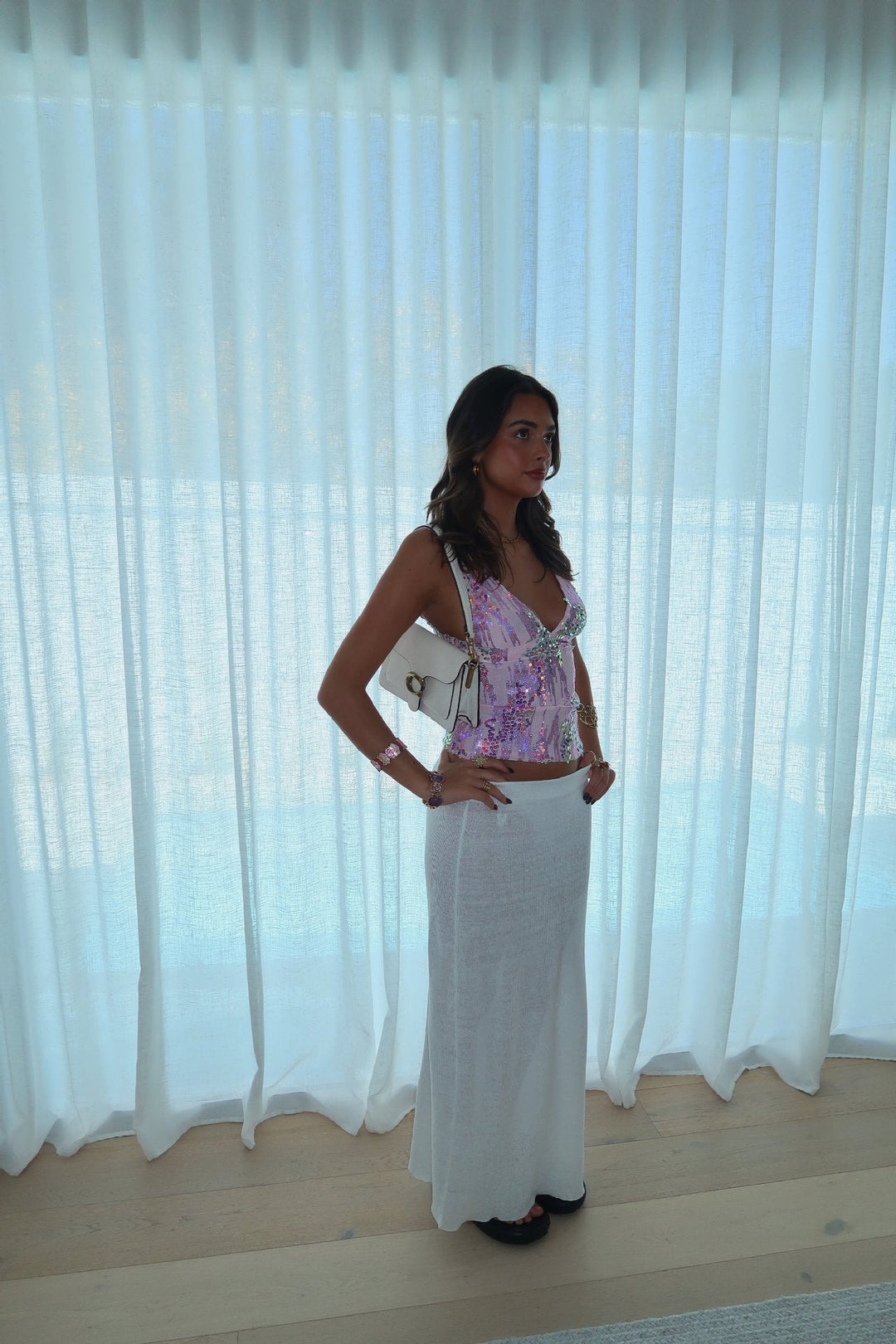 Eleanor | Women Spring Sequin Party Top