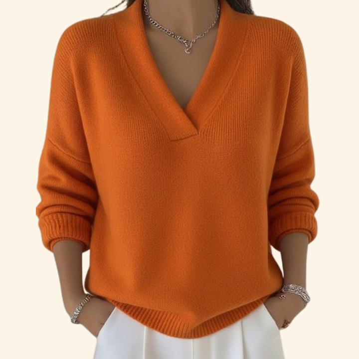 Charlotte | Women V Neck Sweater Style Top