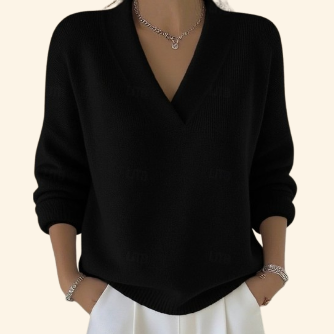 Charlotte | Women V Neck Sweater Style Top