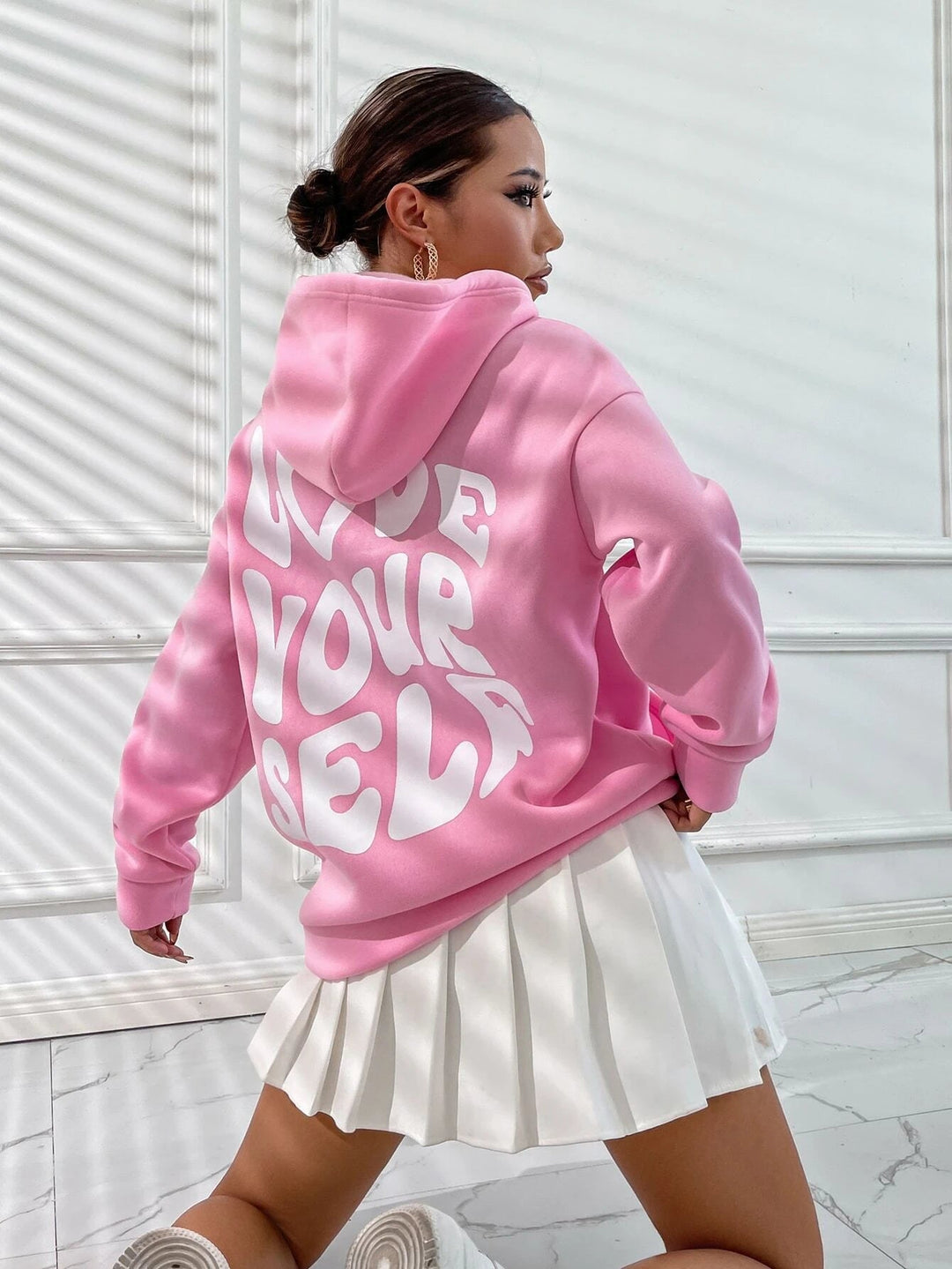 Clara | Women’s Hoodie with Drawstring Hood and Front Kangaroo Pocket