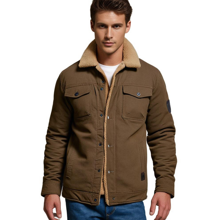 Oliver | Men's Warm Sherpa-Lined Winter Jacket