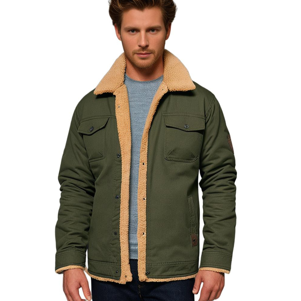 Oliver | Men's Warm Sherpa-Lined Winter Jacket