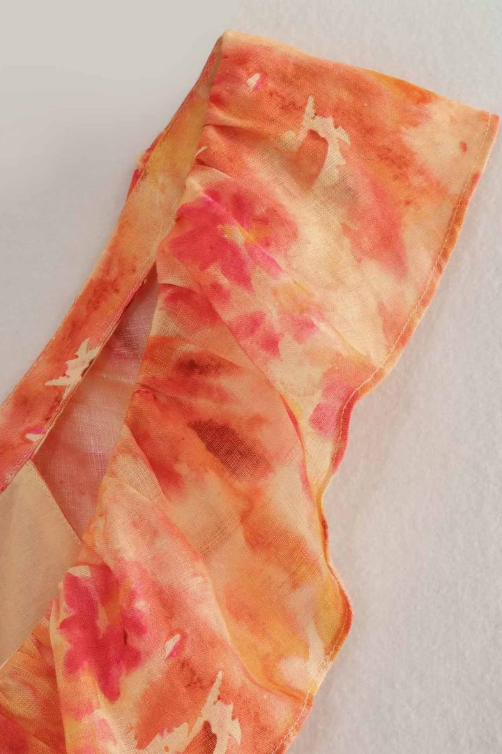 Jamie | Floral Elegant Ruffle Maxi Dress