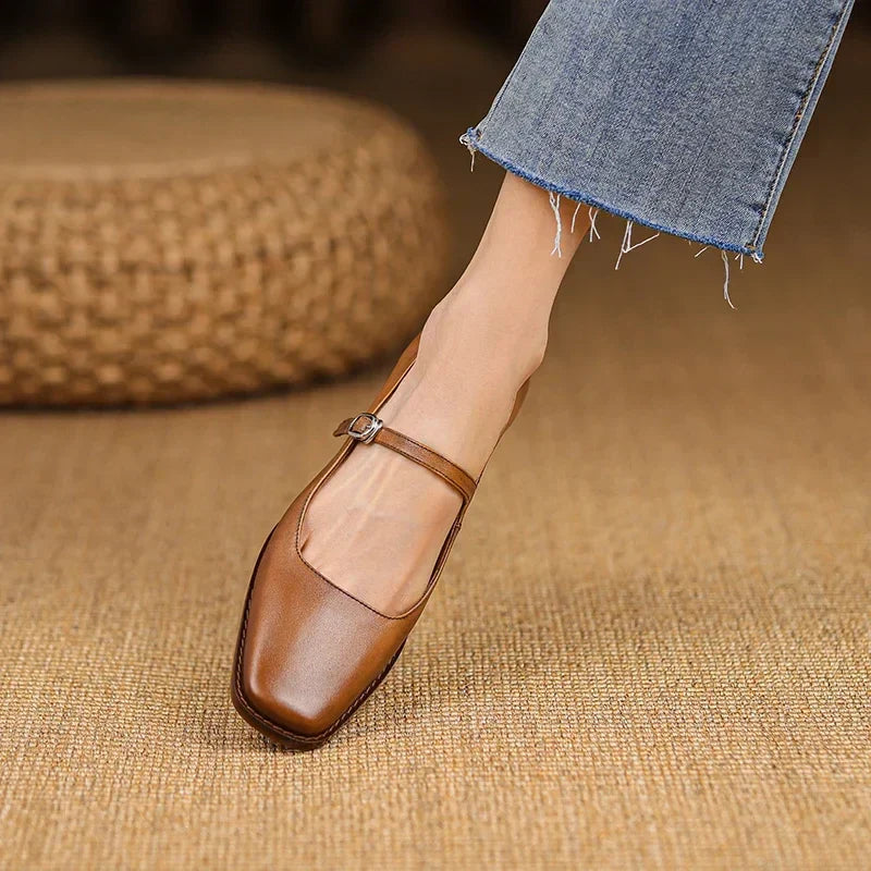 Daisy | Women’s Spring Strap Block Heel Shoes