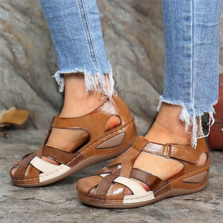 Harper | Women’s Spring Colorblock Closed Toe Sandals