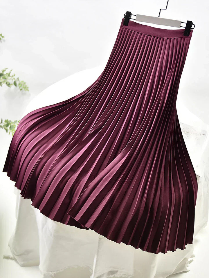 Chloe | Women’s Spring Pleated Maxi Skirt