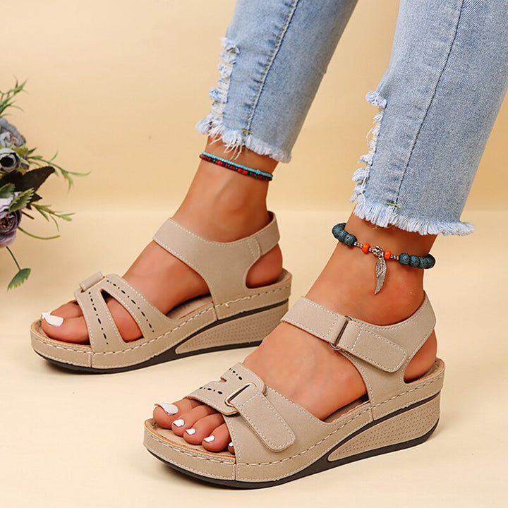 Hailey | Womens Orthopedic Strap Platform Sandals