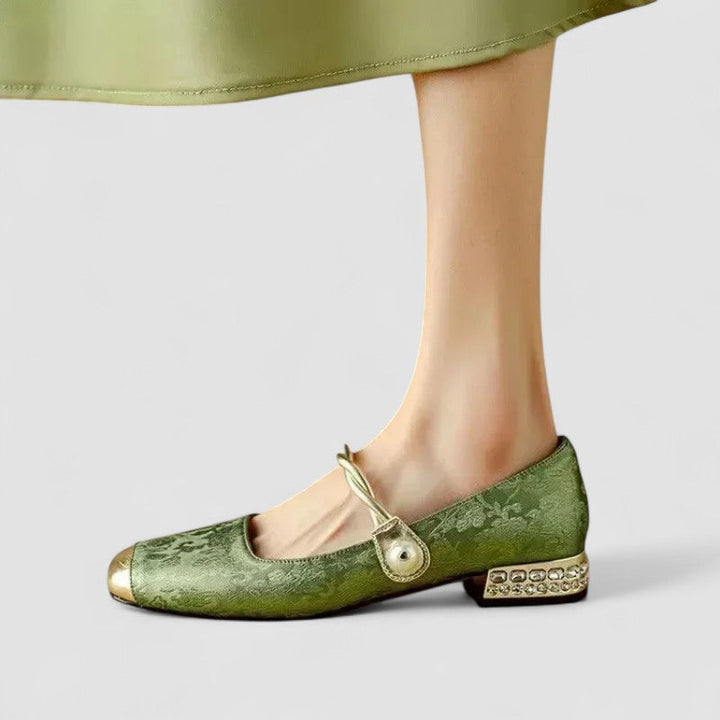 Florence | Womens Strap Detail Low Heel Shoes