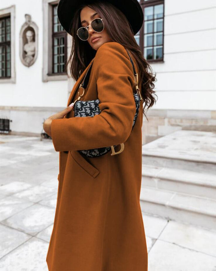 Freya | Women’s Elegant Formal Button Front Coat