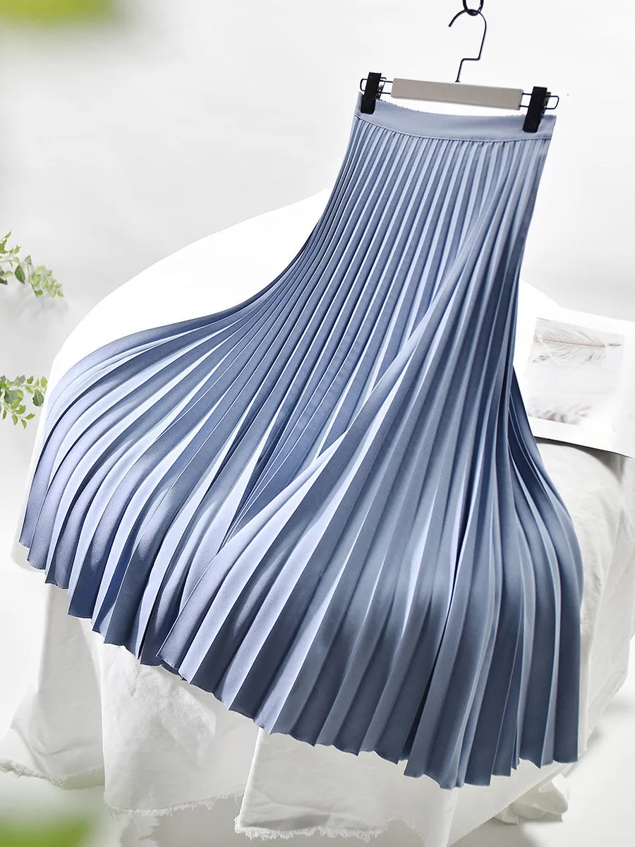 Chloe | Women’s Spring Pleated Maxi Skirt