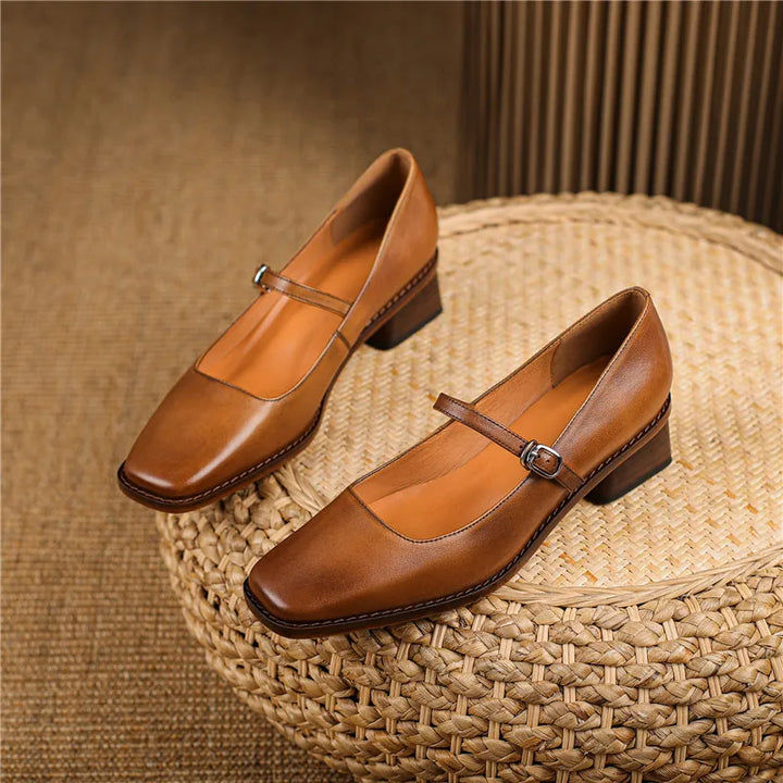 Daisy | Women’s Spring Strap Block Heel Shoes
