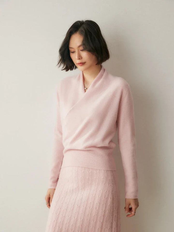 Kate | Women’s Elegant Wrap Crossover Chic Sweater