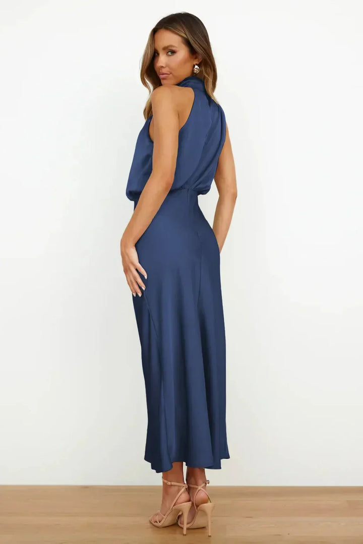 Holly | Women’s Chic Halter Evening Dress