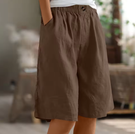 Sarah | Women’s Wide Leg Casual Pocket Short