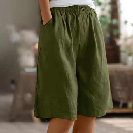 Sarah | Women’s Wide Leg Casual Pocket Short