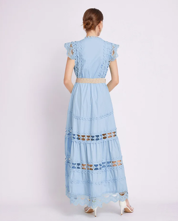 Lisette | Elegant Sleeveless Lace Dress