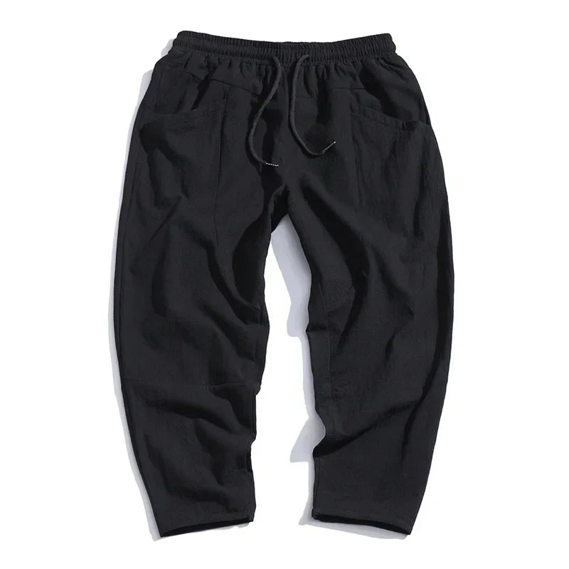 Hannah | Men Relaxed Ankle Length Casual Pants