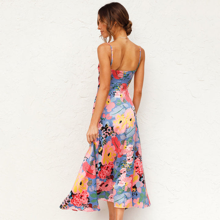 Holly | Women’s Wedding Guest Printed Maxi Dress