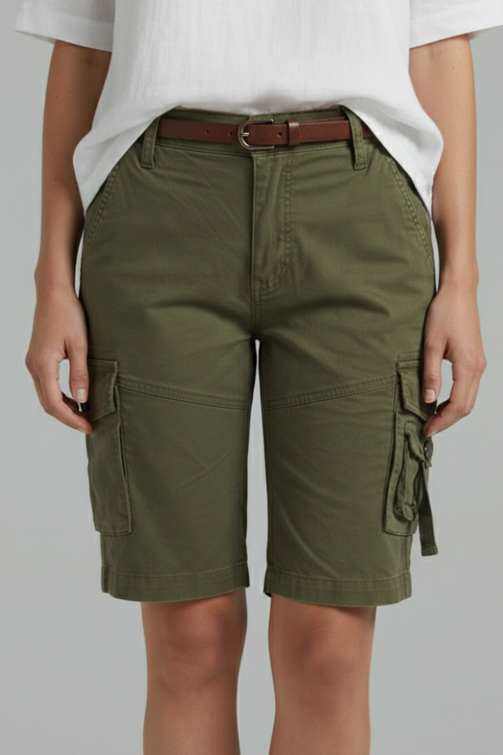 Delilah | Women’s Utility Pocket Cargo Shorts