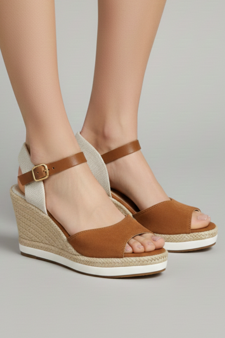 Lily | Women’s Closed-Toe Espadrille Sandals with Slingback Strap