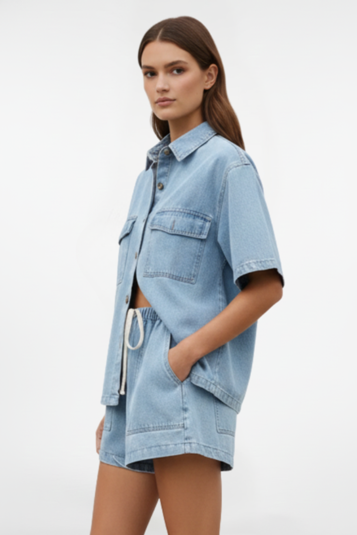 Lauren | Women’s Short Sleeve Set With Shorts