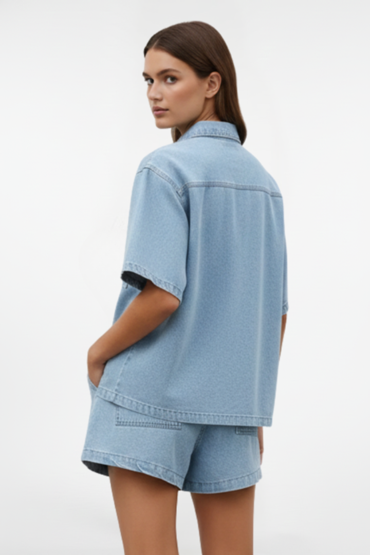 Lauren | Women’s Short Sleeve Set With Shorts