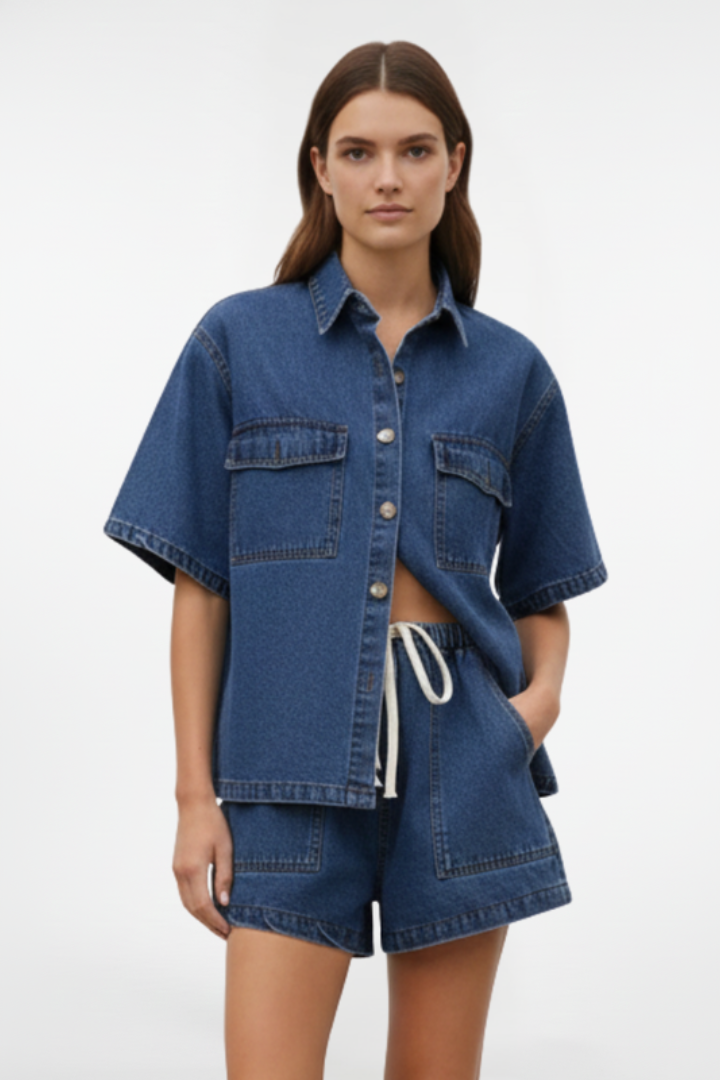 Lauren | Women’s Short Sleeve Set With Shorts