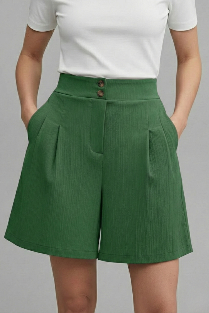 Georgia | Women’s High Waist Wide Leg Shorts