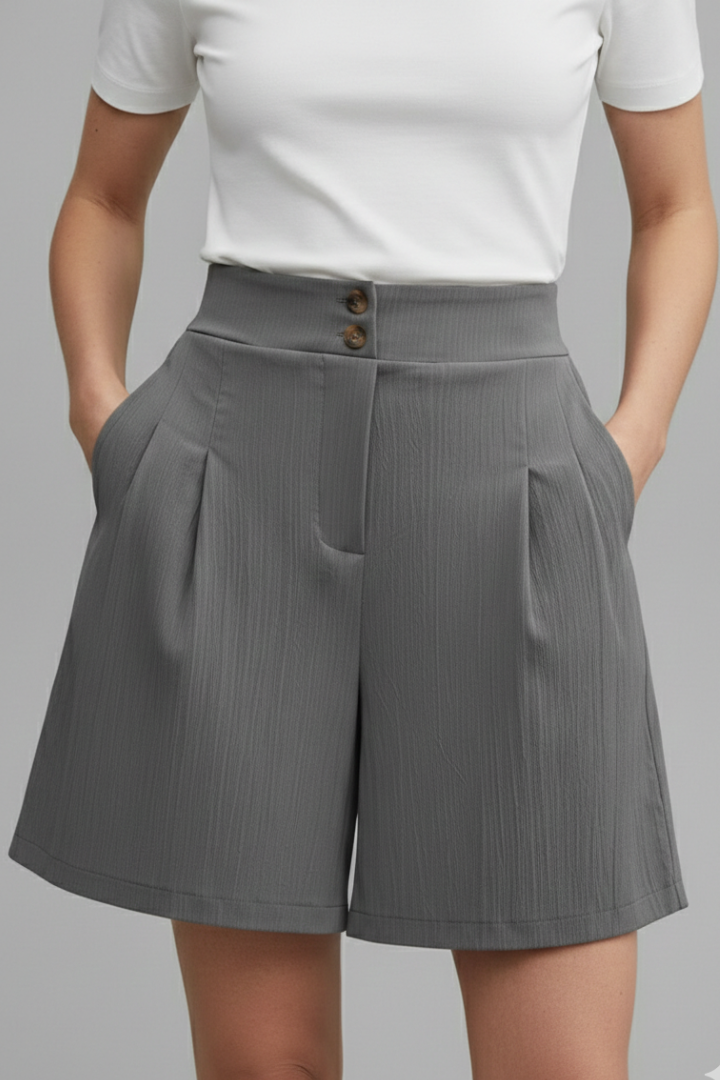 Georgia | Women’s High Waist Wide Leg Shorts