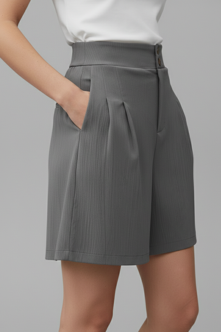 Georgia | Women’s High Waist Wide Leg Shorts