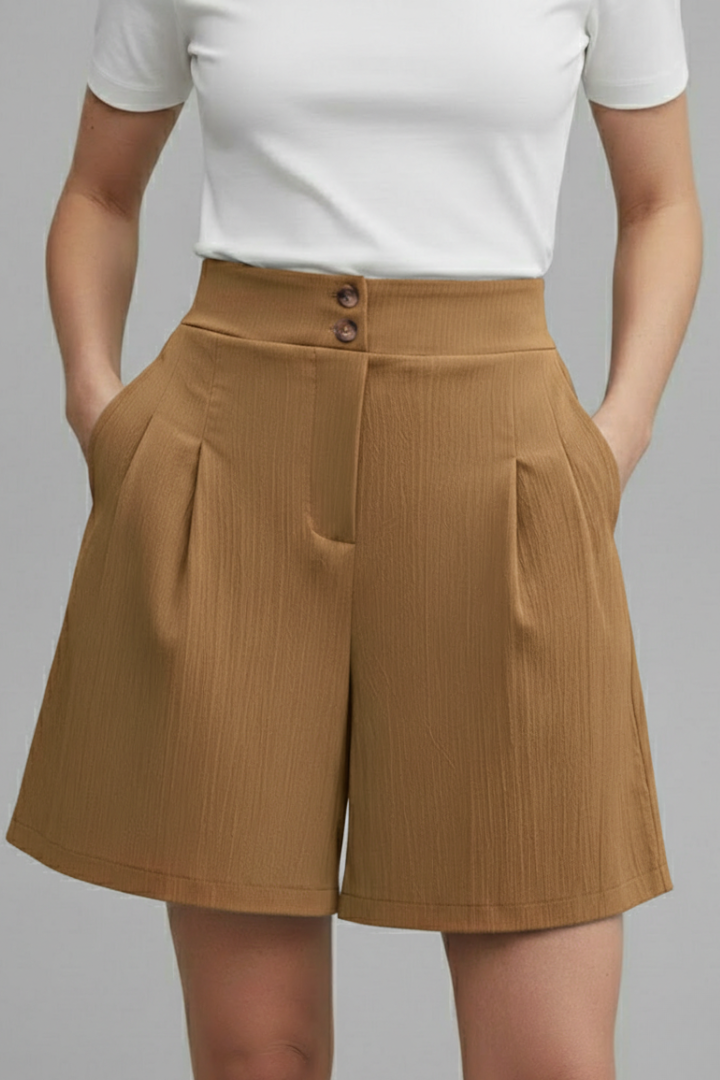 Georgia | Women’s High Waist Wide Leg Shorts