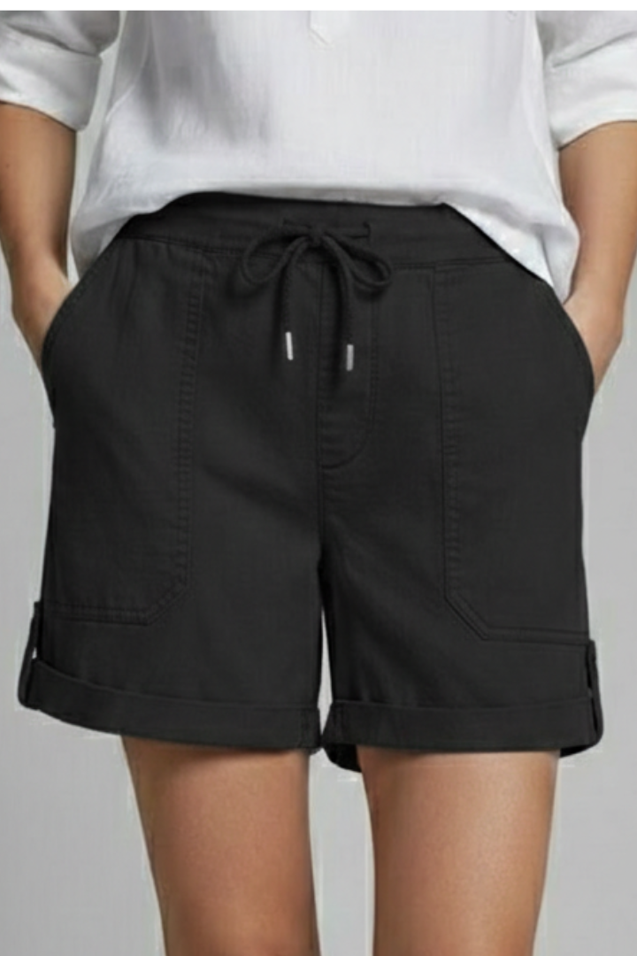 Demi | Women’s Drawstring Casual Pocket Shorts