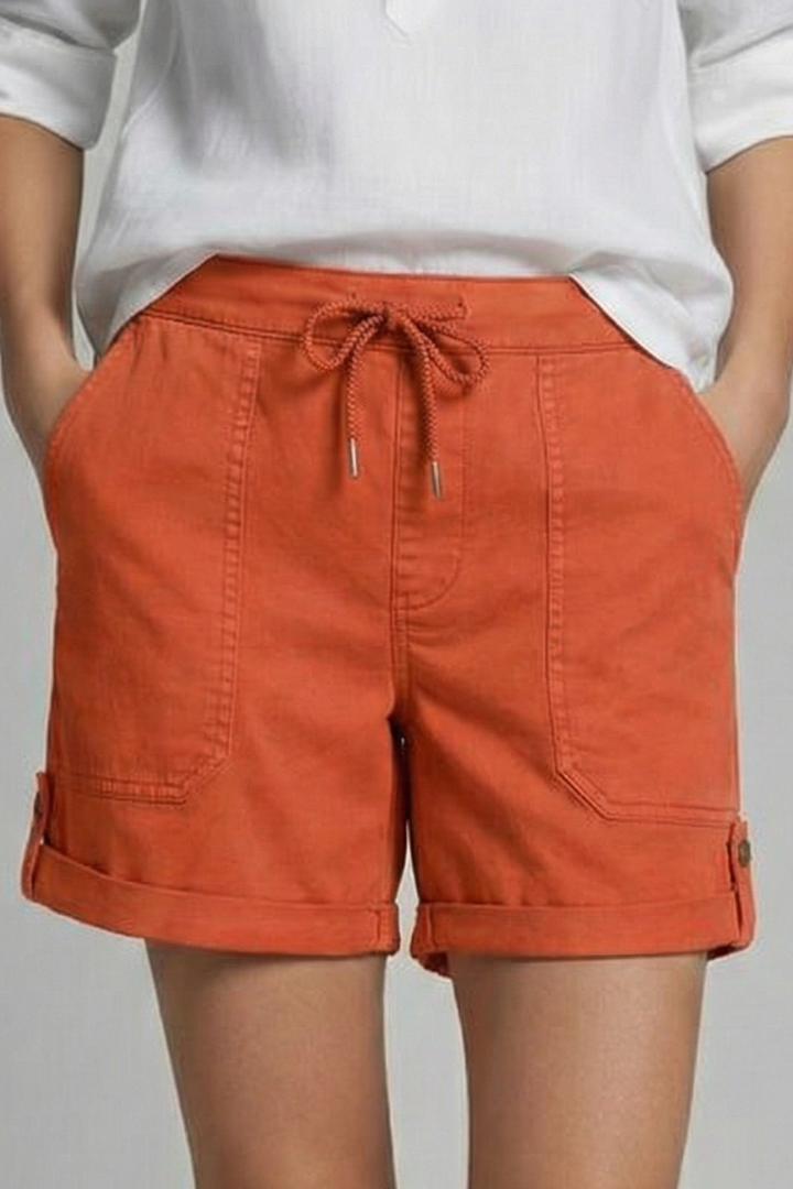 Demi | Women’s Drawstring Casual Pocket Shorts