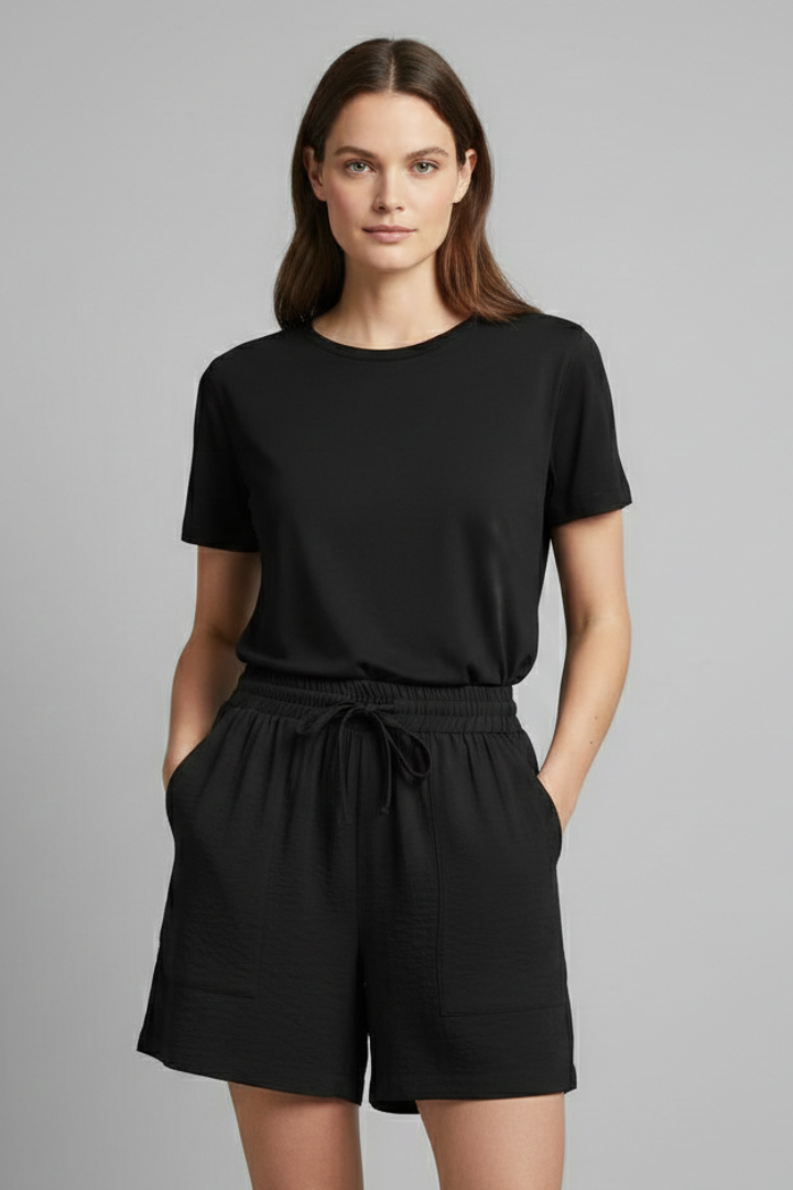 Clara | Women’s Elastic Waist Casual Drawstring Shorts