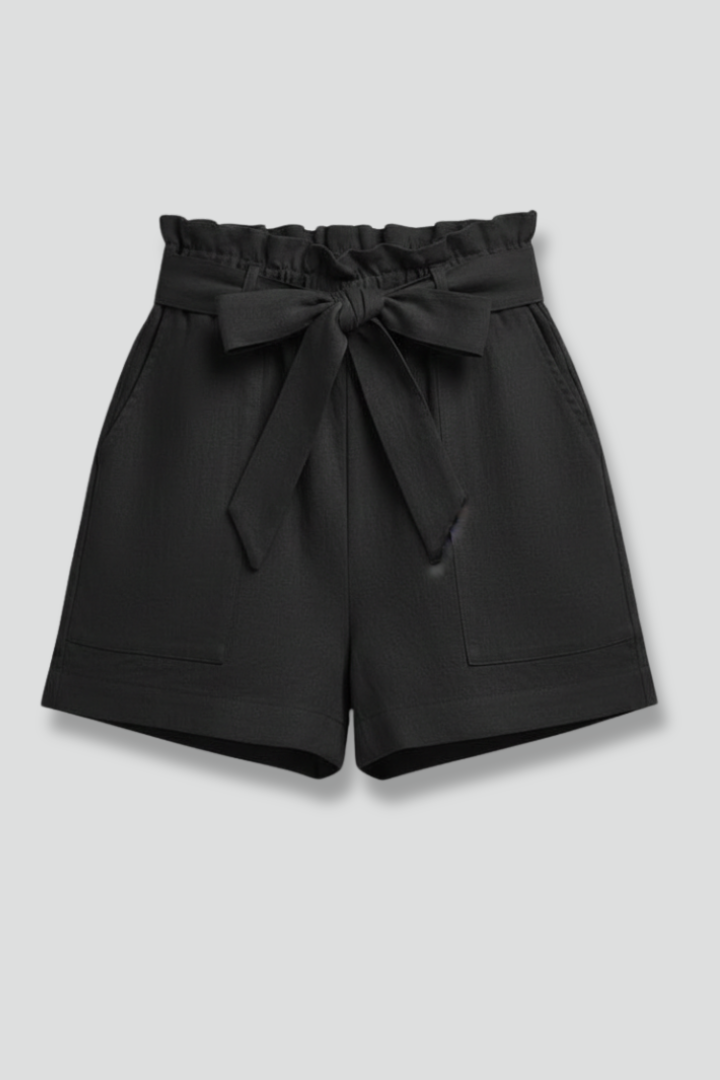 Isabelle | Women’s Shorts Tie Waist Pockets