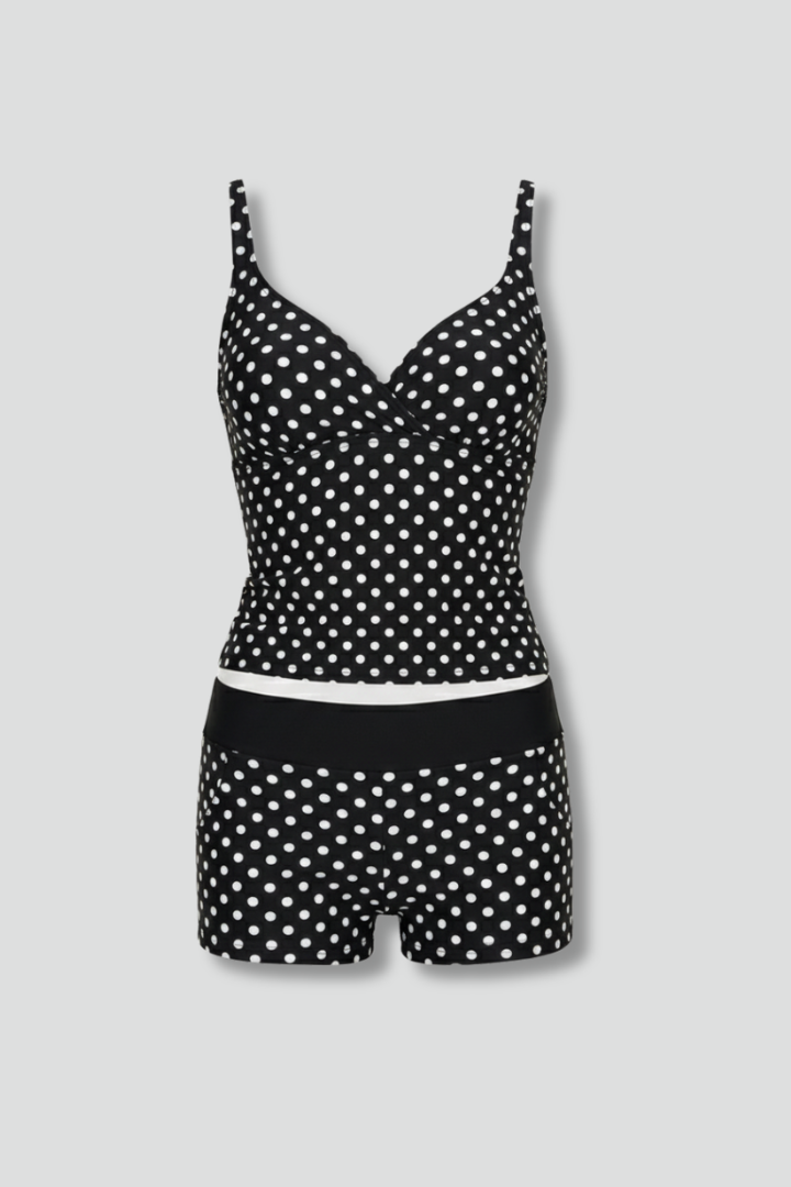 Isabella | Women’s Wrap Top Tankini Set with Shorts
