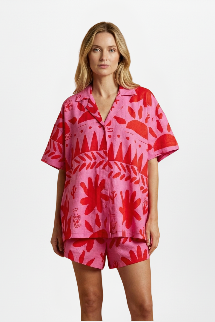 Jessica | Women’s Two Piece Set Printed Shorts