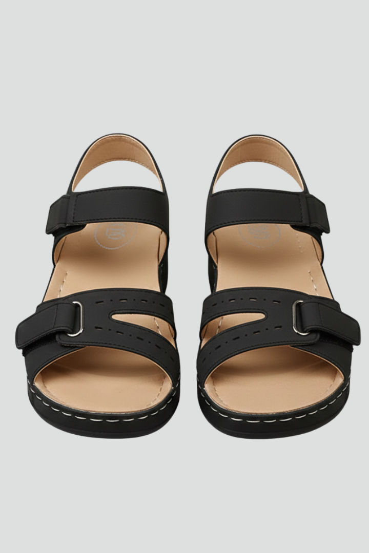 Lily | Women’s Wedge Sandals Loop Straps Toe