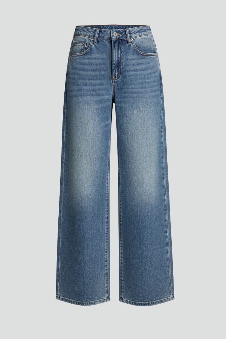 Hannah | Women’s Relaxed Wide-Leg Denim Jeans