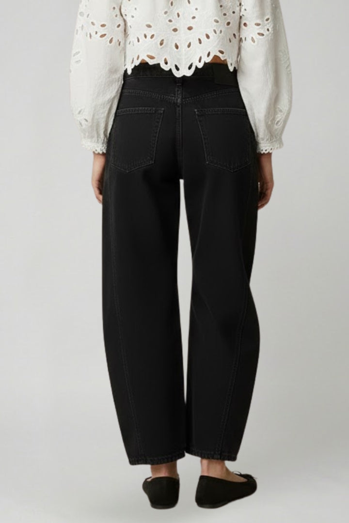 Julia | Women’s High-Waist Stretch Wide-Leg Denim Jeans