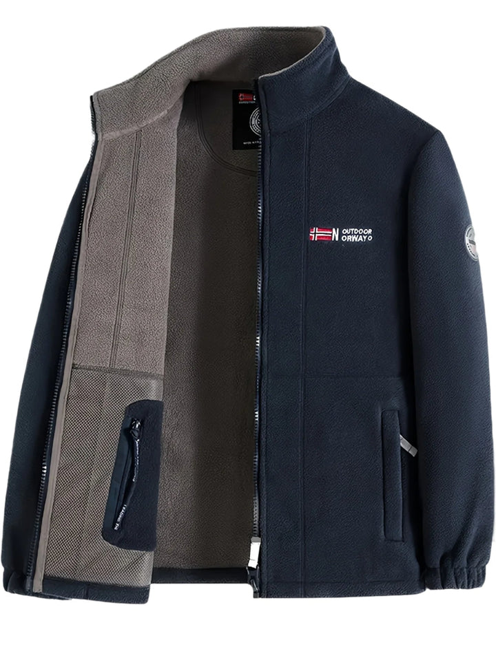 Jayden | Men’s Classic Zip Closure Outdoor Fleece Jacket