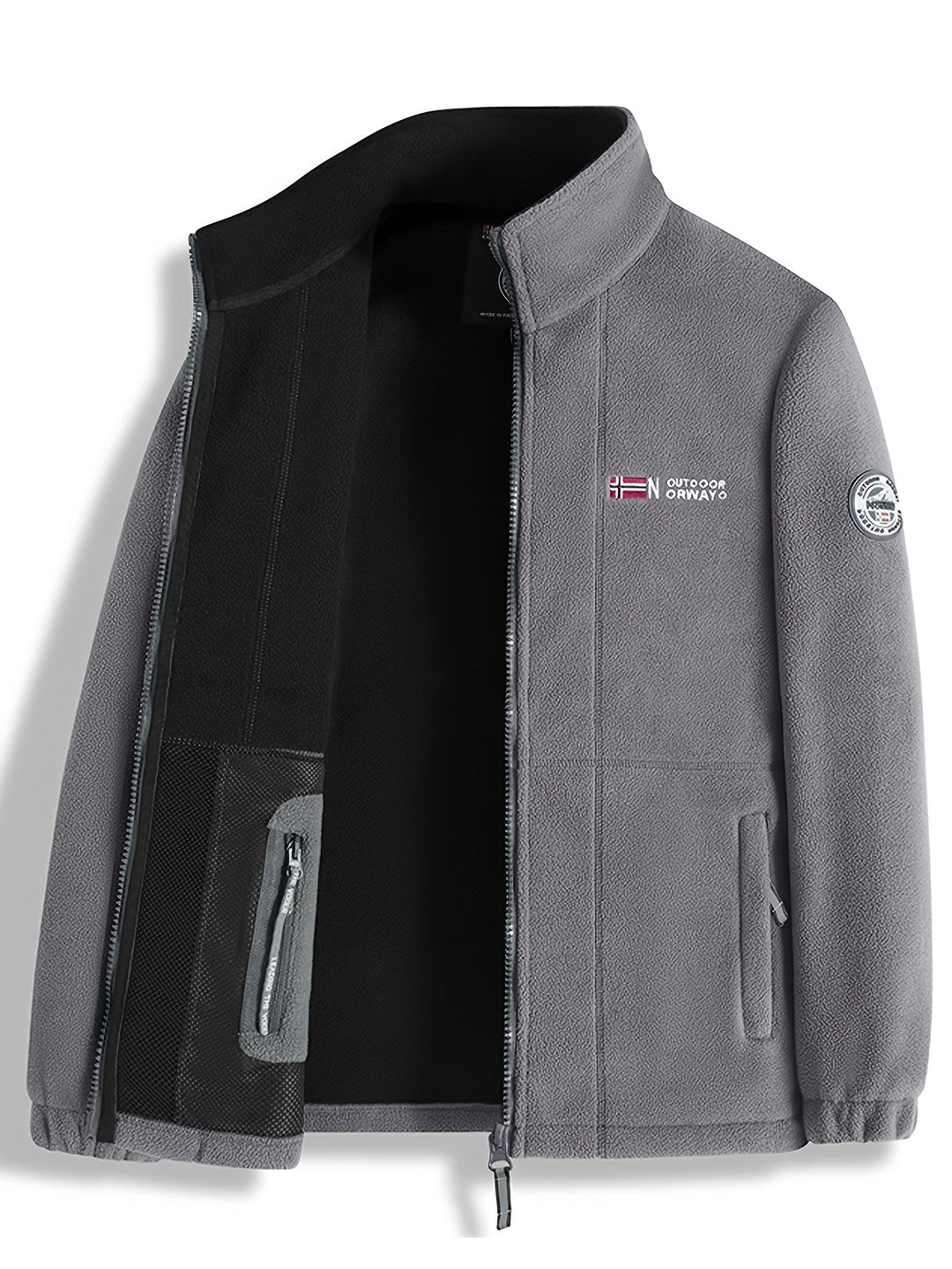 Jayden | Men’s Classic Zip Closure Outdoor Fleece Jacket