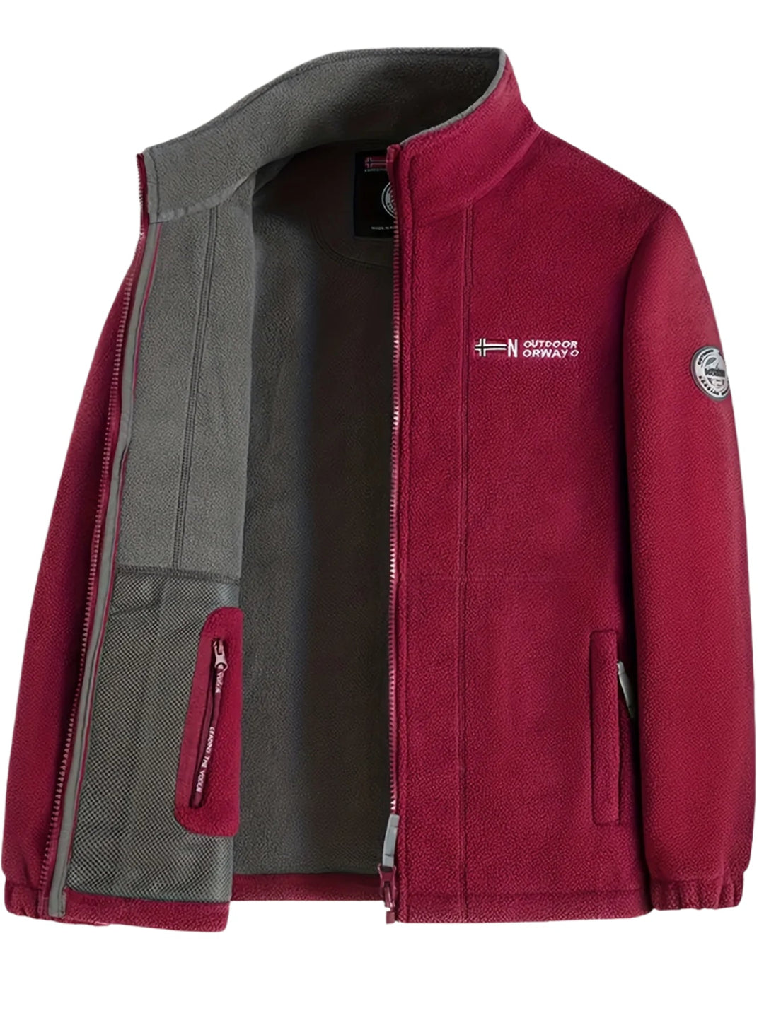 Jayden | Men’s Classic Zip Closure Outdoor Fleece Jacket