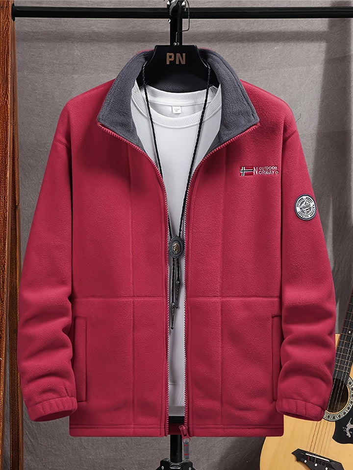 Jayden | Men’s Classic Zip Closure Outdoor Fleece Jacket