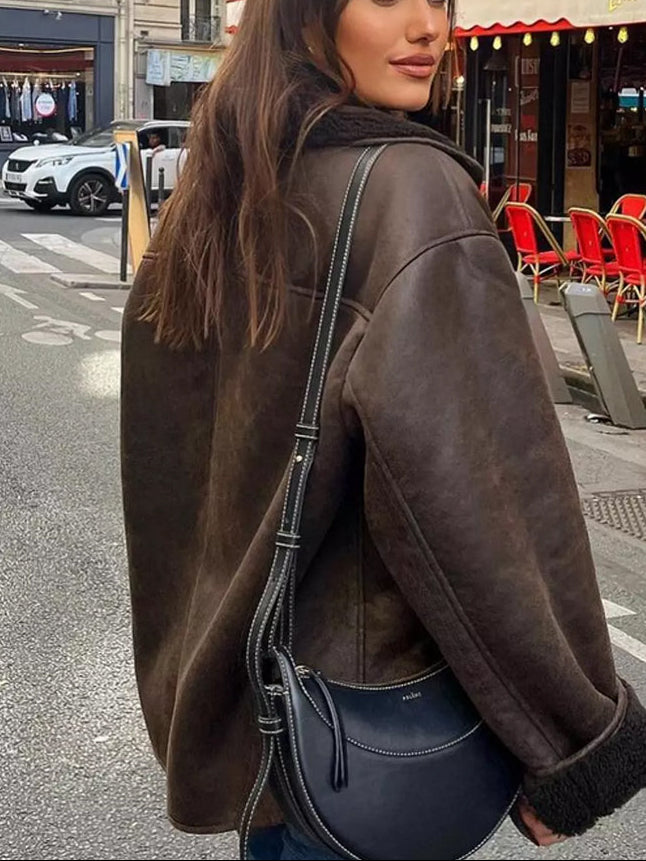 Freya | Women’s Classic Double-Breasted Wool Coat