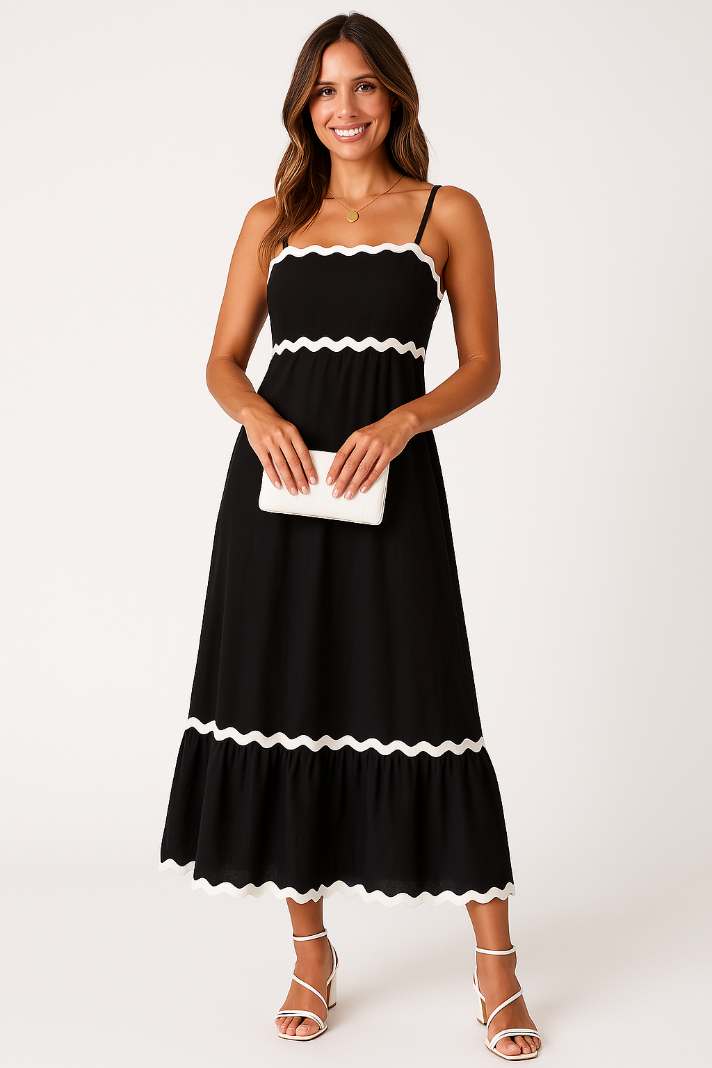 Margaret | Women’s A Line Maxi Dress Spaghetti Straps