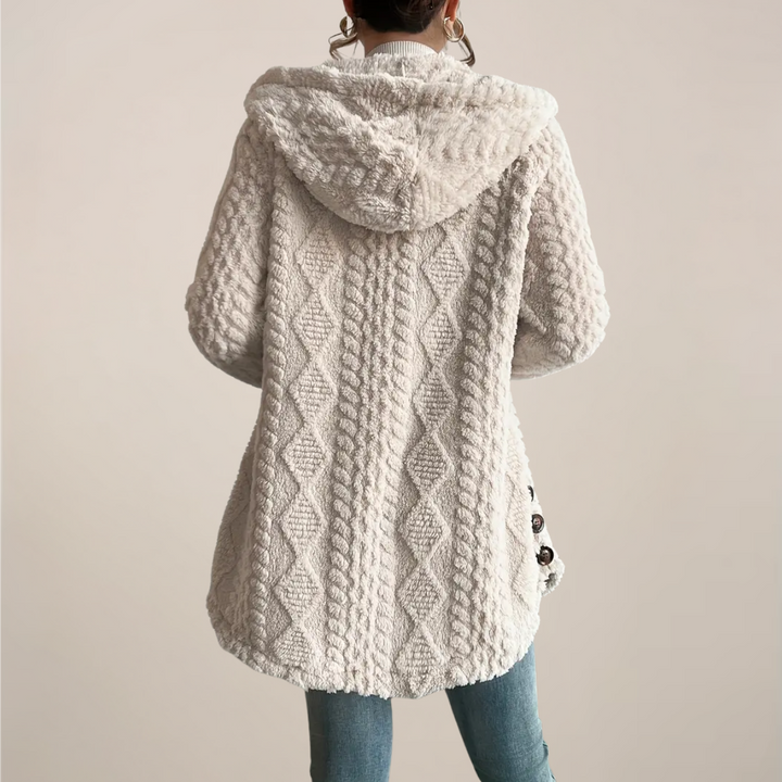 Millie | Women Spring Hooded Textured Cardigan