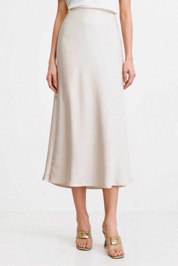 Mia | Women’s High Waist Maxi Skirt Silhouette